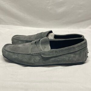 Gray Suede Men's Loafers
